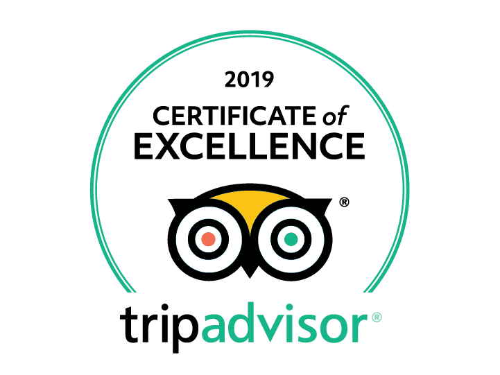 TripAdvisor Certificate of Excellence logo.